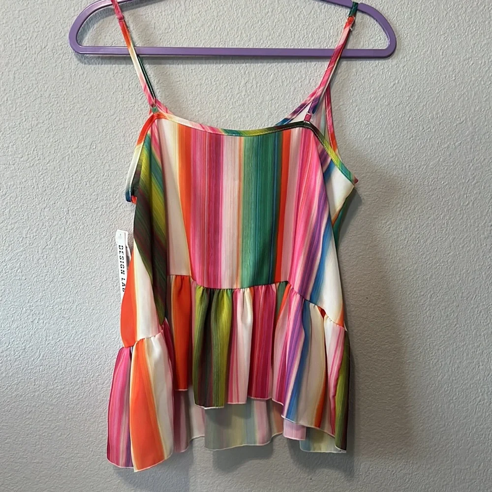 NWT, Design Lab - Lord and Taylor - Rainbow Colors - Picture 2 of 2